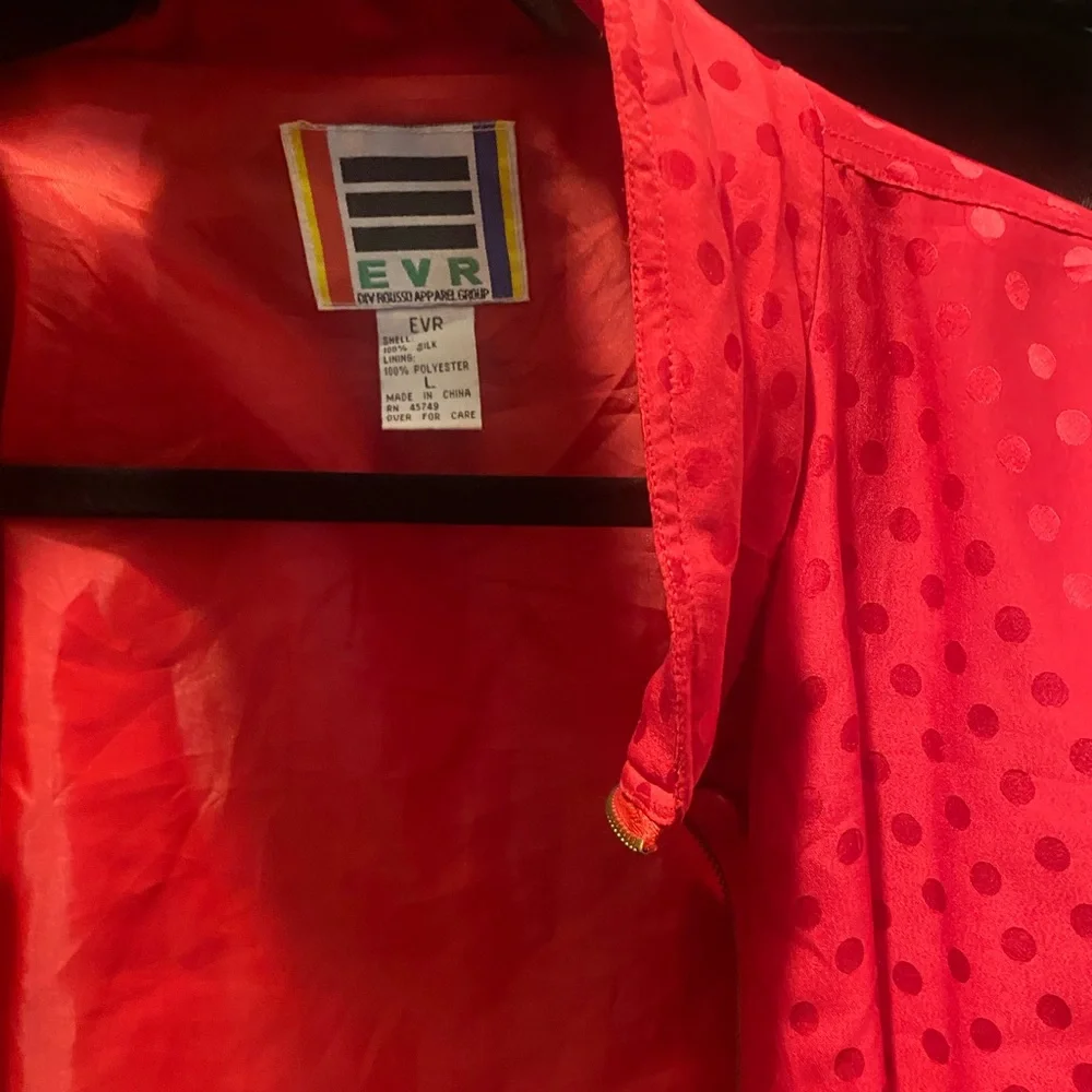 Red Bomber jacket - Picture 3 of 5